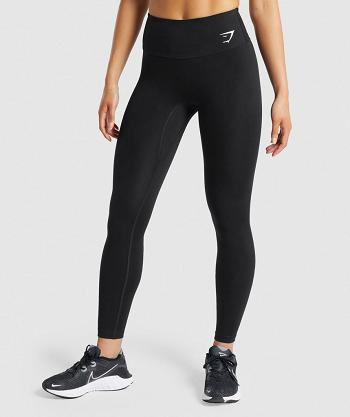 Dámské Legíny Gymshark Tréninková Černé | CZ 4072RVD